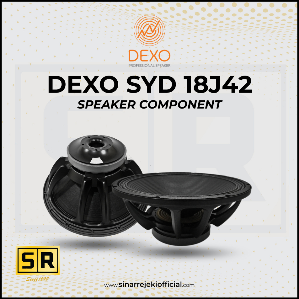 Speaker Component DEXO SYD 18J42 18 Inch / Speker komponen DEXO 18 Inci