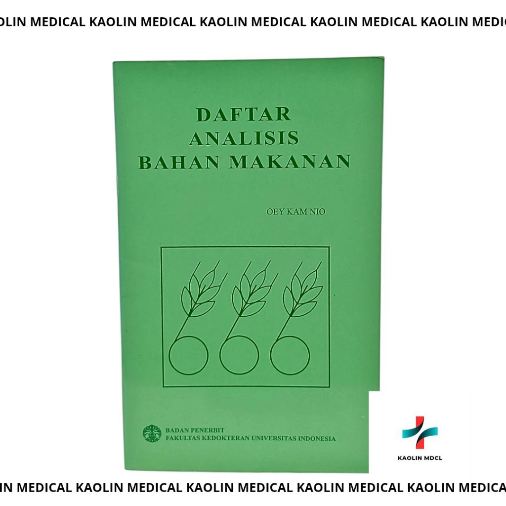 BUKU DAFTAR ANALISIS BAHAN MAKANAN OEY KAM NO.
