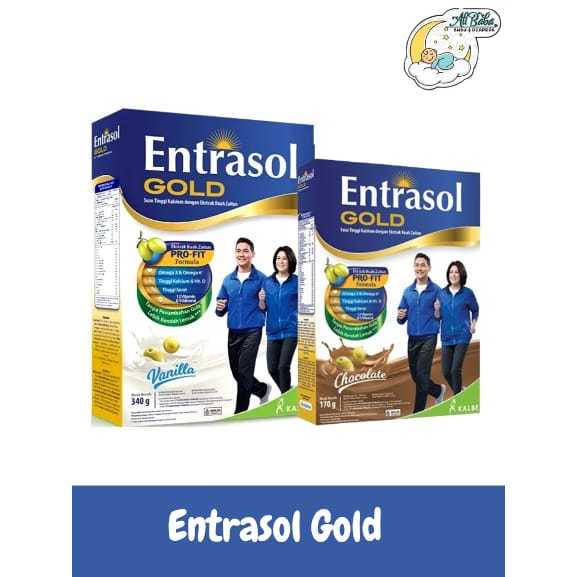 ENTRASOL GOLD SUSU LANSIA -170GR & 340GR