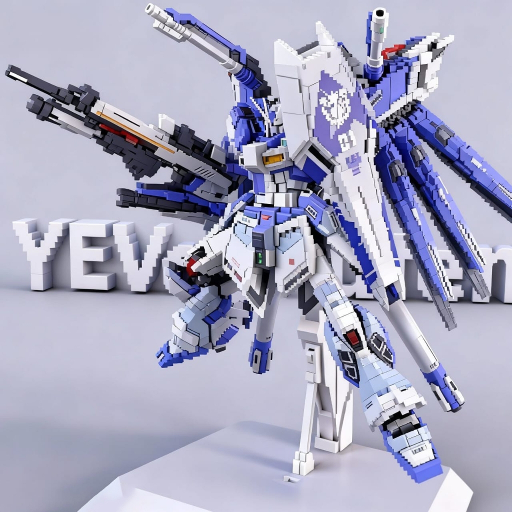 RX-93 Hi-Nu V Tiger YJL 1/100 Model Kit Full Set – Metal Frame Included / Gundam Model Kit Premium