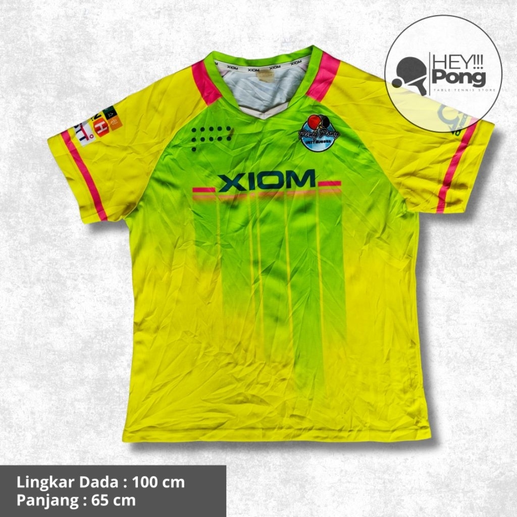 Jersey Tenis Meja/ Pingpong/ XIOM Original/ LD 100 cm/ Panjang 65 cm