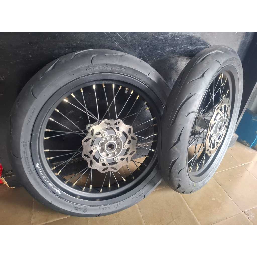 Paket banset supermoto klx ban klx supermoto second ban baru