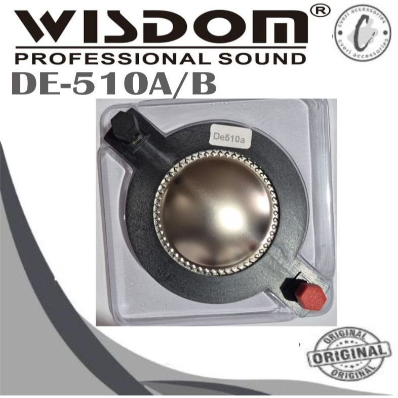 Spull Driver Wisdom DE510A Original DE-510A Spool Tweter Wisdom DE510  / De-510