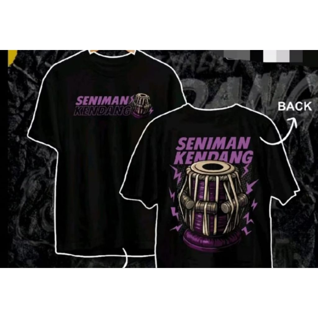 kaos seniman kendang distro peria wanita viral