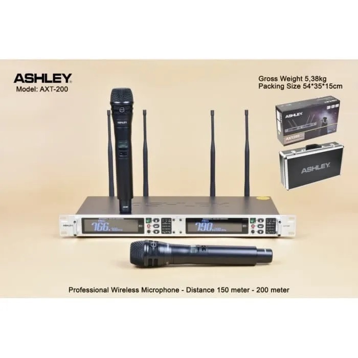 Mic Wireless Ashley AXT200