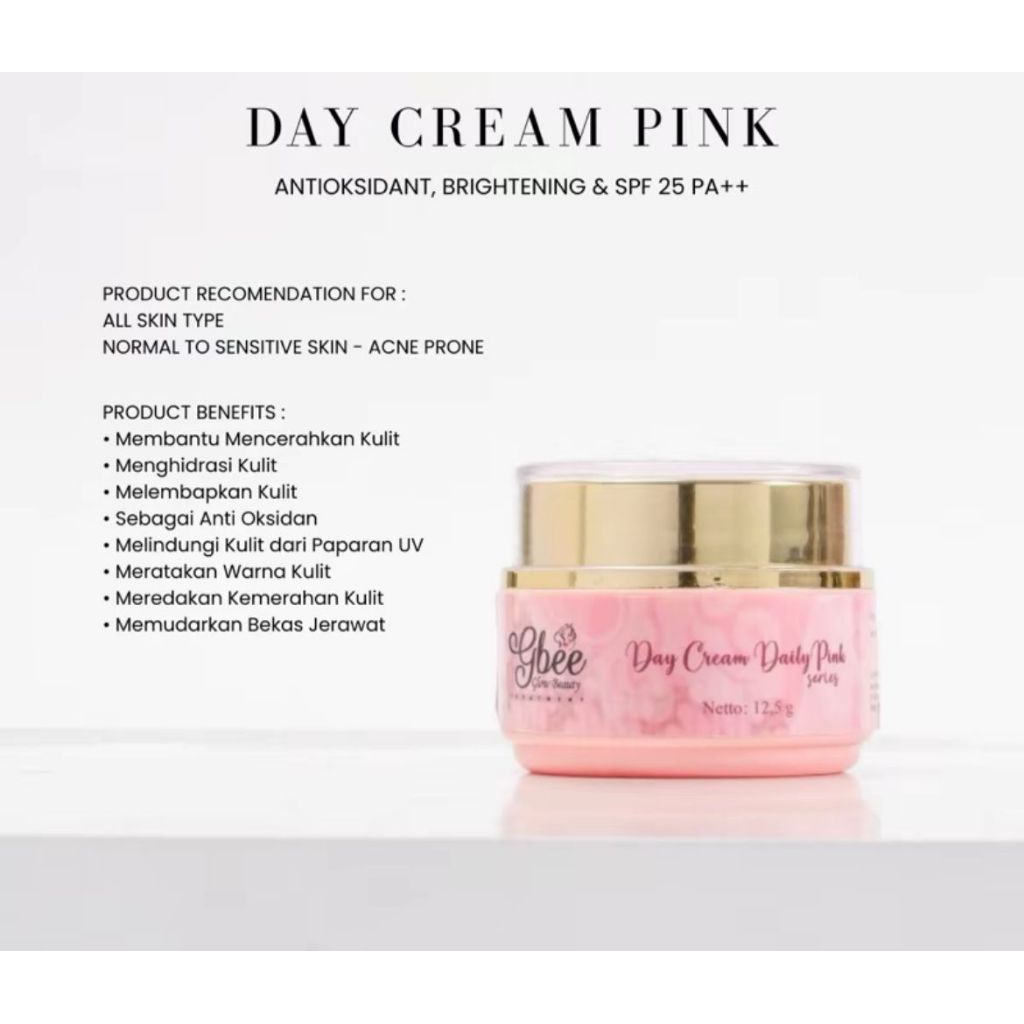 GBEE GLOW DAY CREAM PINK