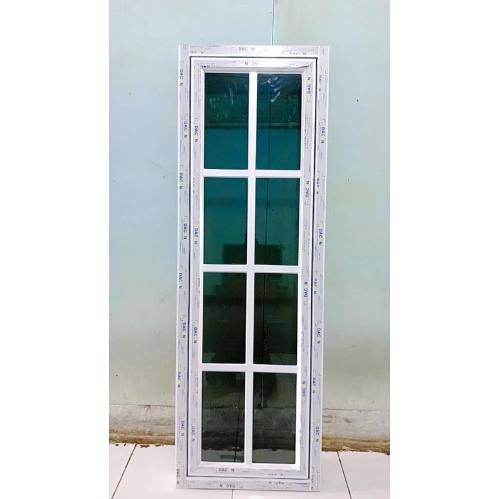 kusen jendela alumunium+ornamen 4in ukuran L50xT160 free packing layu
