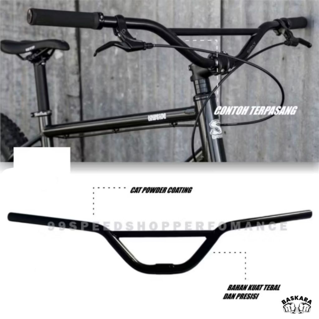 Stang Sepeda Sunrise Bar Standar 25.4 Bike Federal Bmx