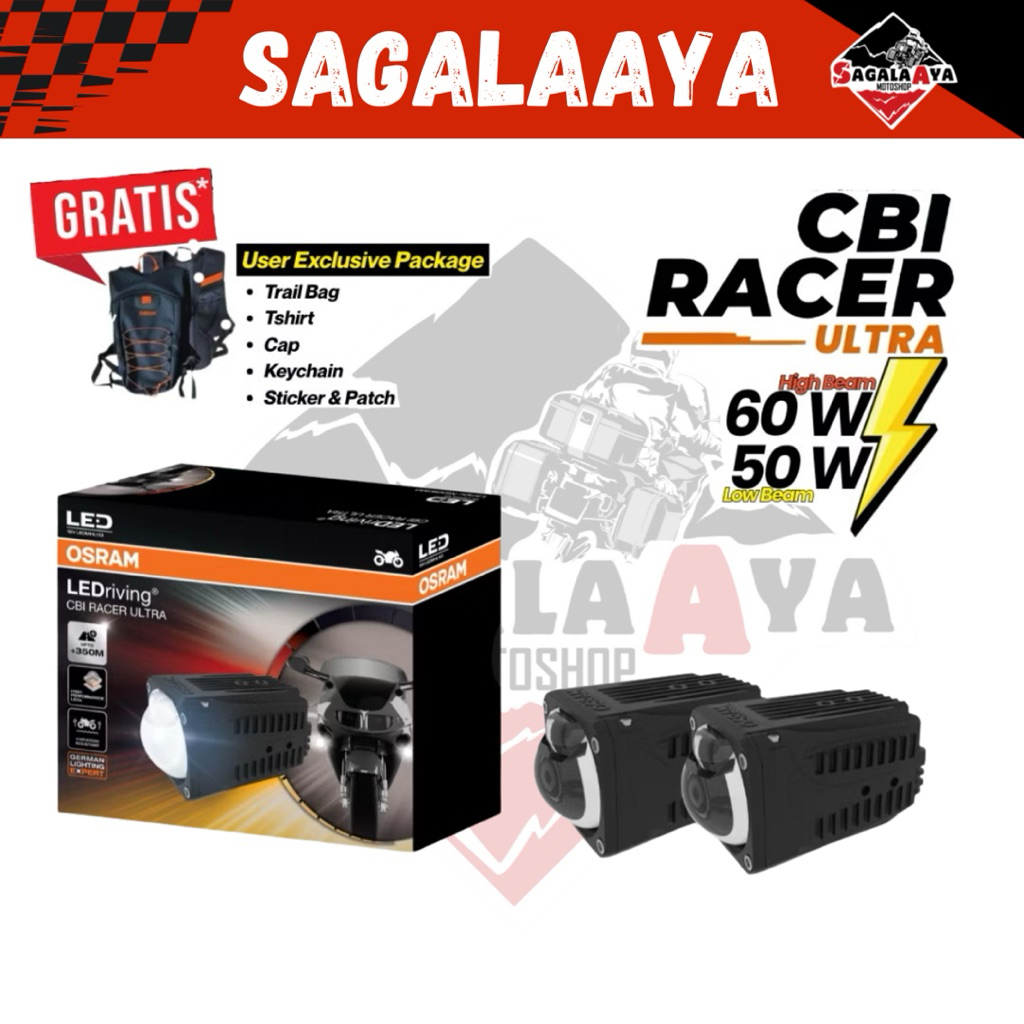 Duromoto X Osram CBI Racer Ultra Motor Mini Biled Waterproof