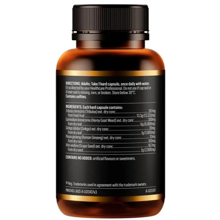 GO HEALTHY GO MAN PLUS PERFORMANCE 60 HARD CAPSULES