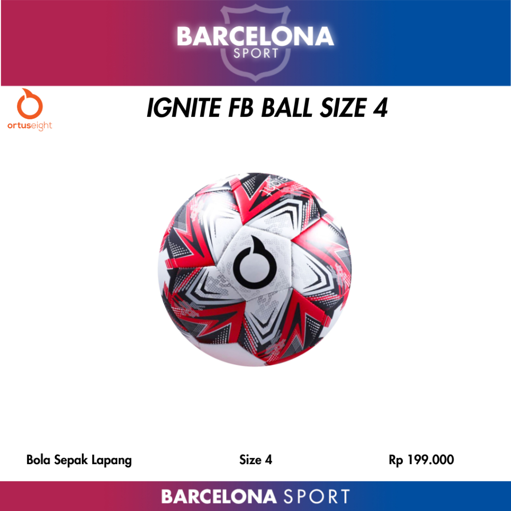 OrtusEight Ignite FootBall Ball size 4 - Bola Sepak size 4
