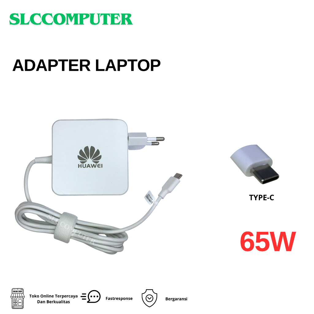 Adaptor 65W USB Type-C Adapter Charger for HUAWEI MateBook 13 14 2023 HUAWEI MateBook 14 2023 HUAWEI