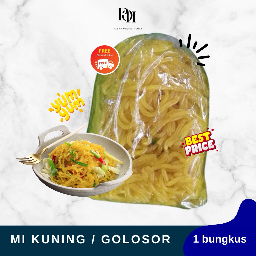 Mie Golosor / Mie Kuning 1 Bungkus