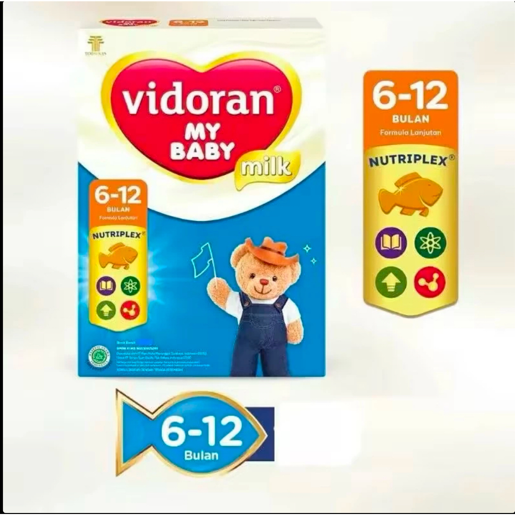 Susu Formula Susu Bayi Susu Balita Vidoran 6-12 Bulan 925 gr