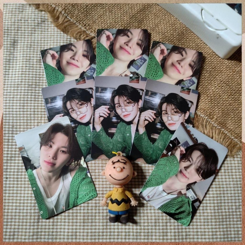 [ READY ] SEVENTEEN - WOOZI MINI CARD POB YOUTUBE KLEPON HEAVEN + CARVER FACE THE SUN FML STF PC PHO