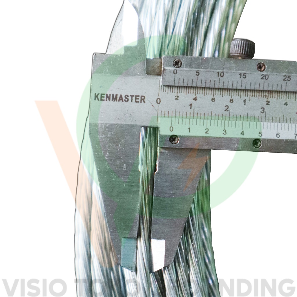 Kawat Sling Baja Tower Triangle / Seling Baja Galvanize 4mm