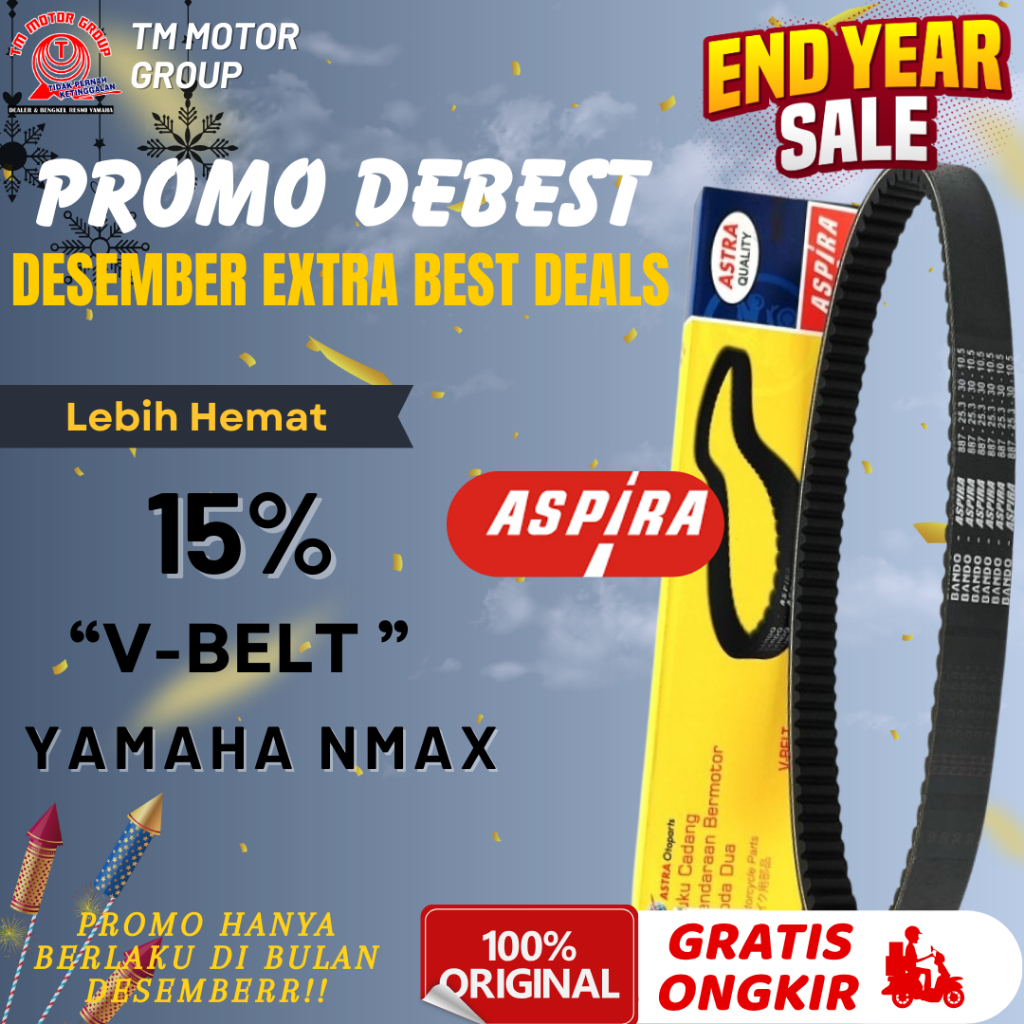 V-BELT/VANBELT YAMAHA NMAX ORIGINAL ASPIRA