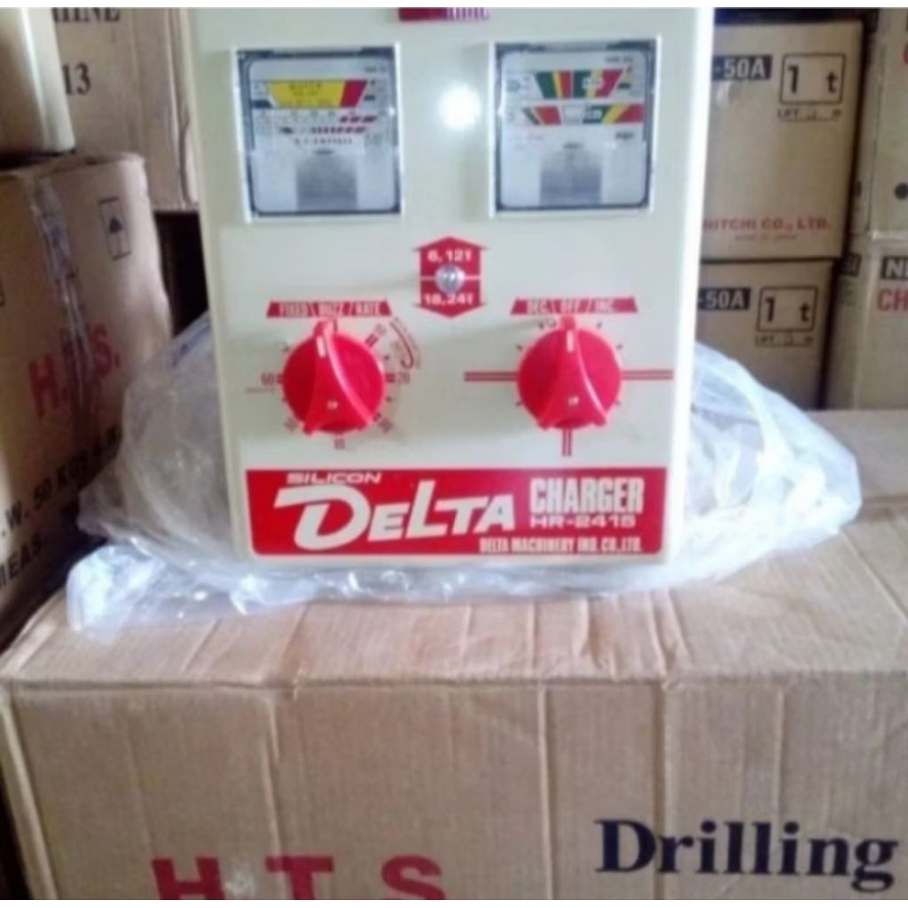 battery charger 5A 10A 15A HR 2415 DELTA pengisi daya aki