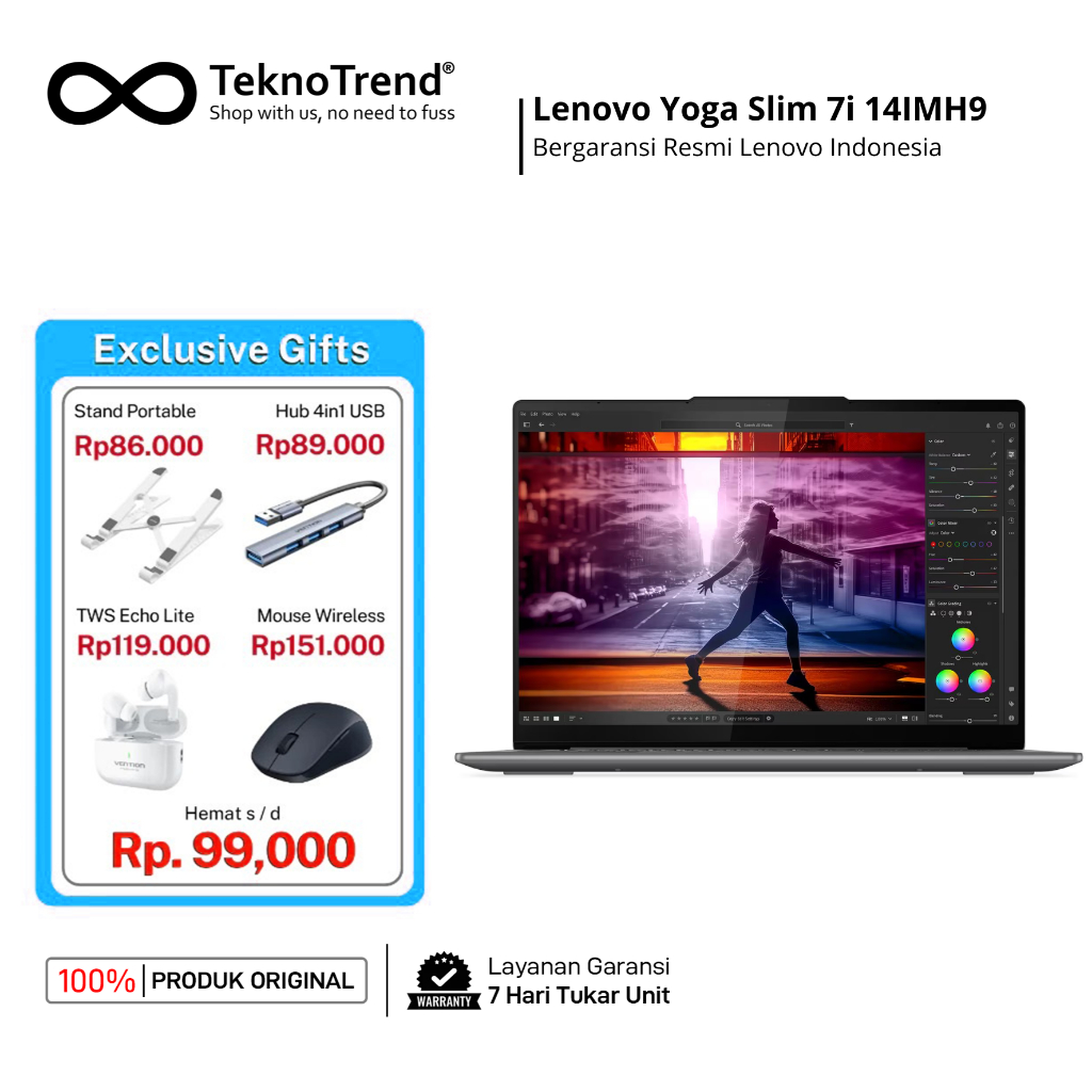 Lenovo Yoga Slim 7i 14IMH9 Intel Core Ultra 7 RAM 16GB 1TB SSD 14" WUXGA OLED Yoga Slim 7 Touch