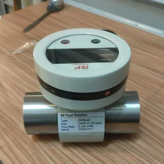 RF Flow Solutions DWM50-M Digital Flow Meter RF 2 Inch Akurat dan Andal dengan Output Modbus RS485