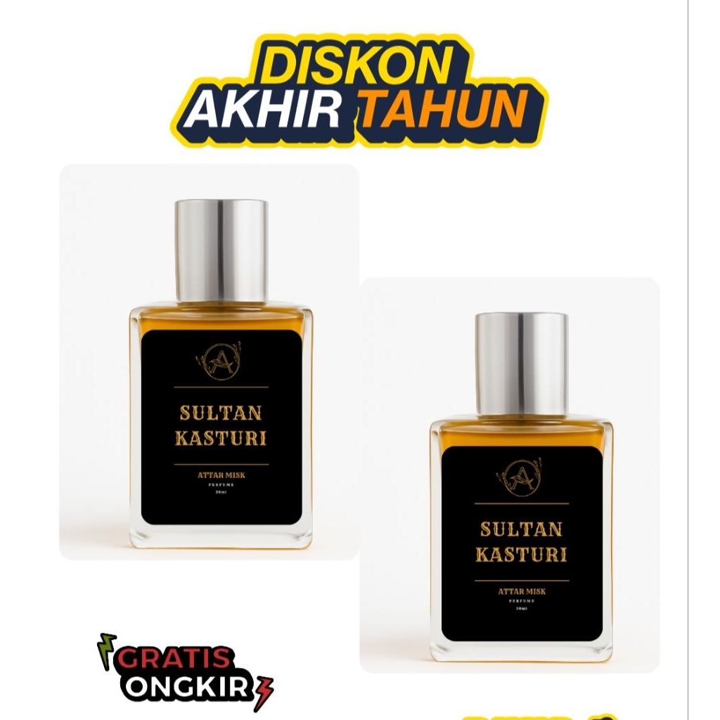 PARFUM KASTURI KIJANG SULTAN KASTURI MINYAK WANGI KASTURI 100% ASLI NON ALKOHOL 30ML