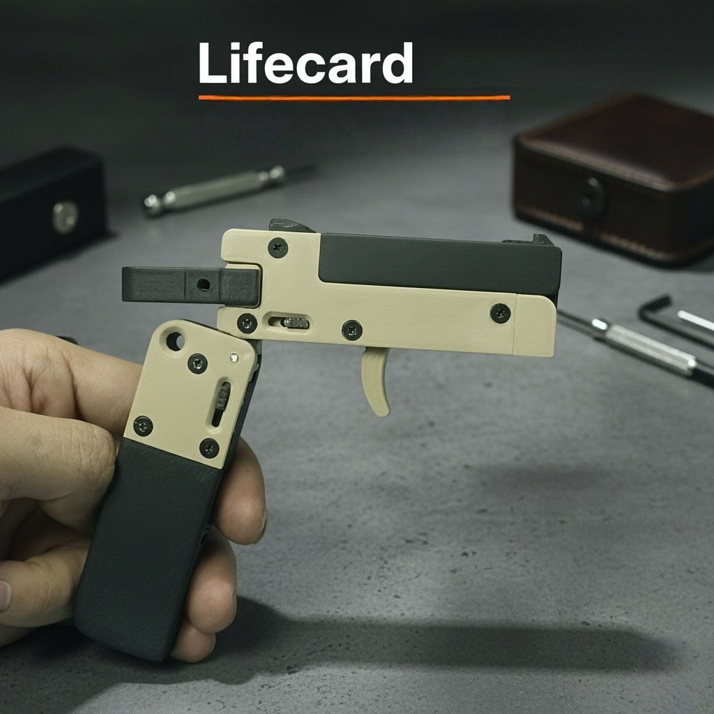 Koleksi Lifecard 3d printed (baca deskripsi)