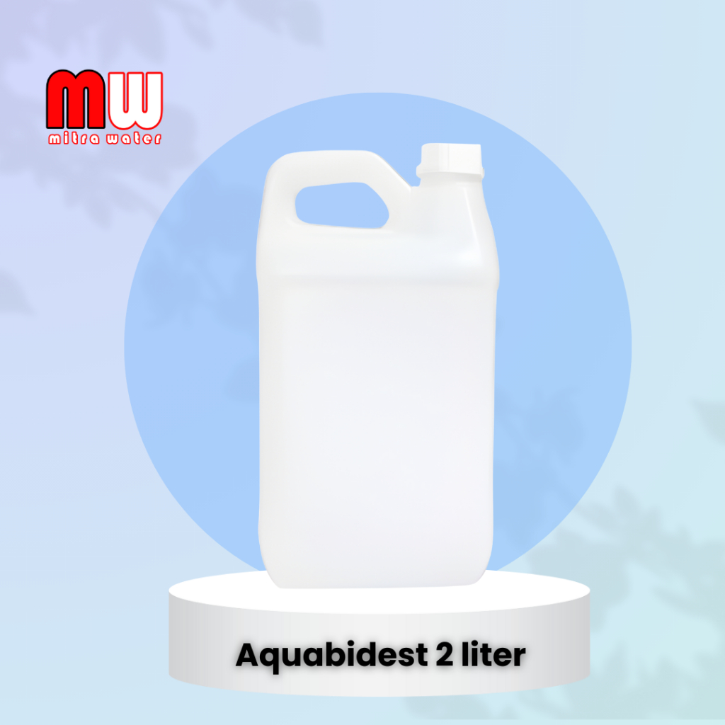 Aquabidest 20 L  kemasan Jerigen/ Air murni / air suling / air aki