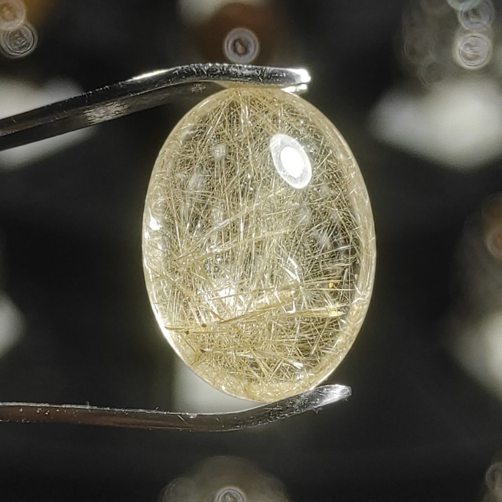 BATU KECUBUNG RAMBUT SEDANA PUTIH 18x13x7 mm