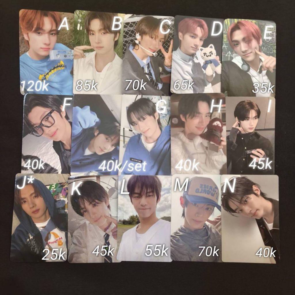 [READY STOCK] TWS Youngjae Dohoon Sparkling Blue Summer Beat Lastbell Hajimemashite Photocard