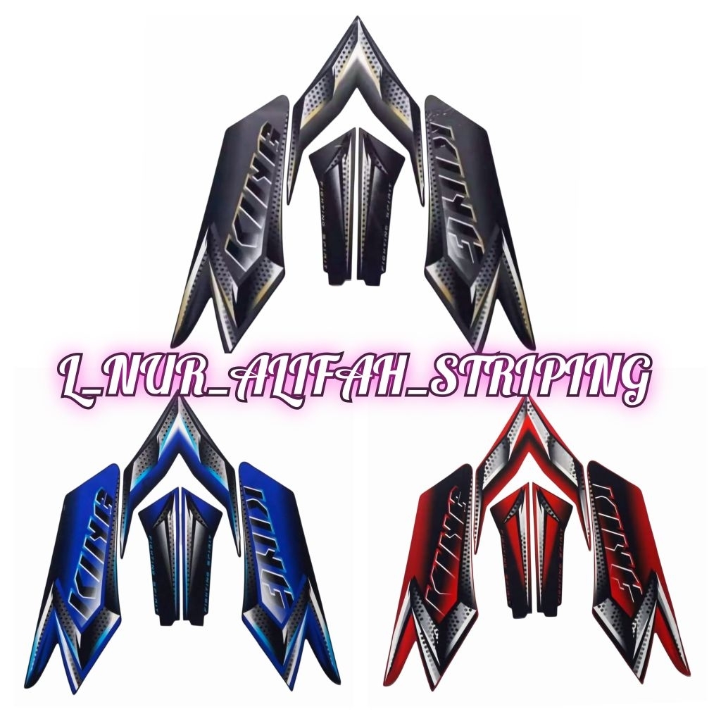 Stiker Striping Lis Les Body Motor Rx King Tahun 2008