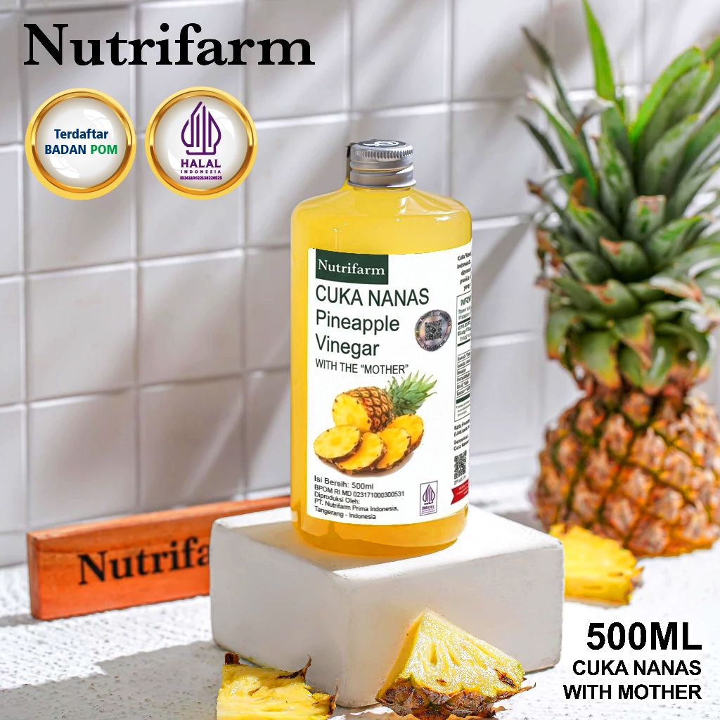 Nutrifarm Cuka Nanas 500 ml With Mother