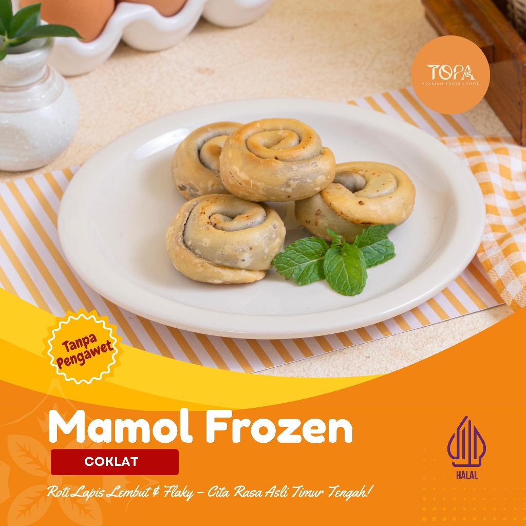 MAMOL COKLAT FROZEN TOPA FOOD ISI 10 PCS | KUE MAMOL COKLAT BEKU SIAP GORENG | SNACK FROZEN PRAKTIS