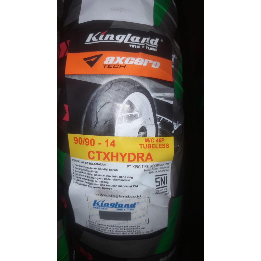 kingland ctx hydra 90/90-14 tubles