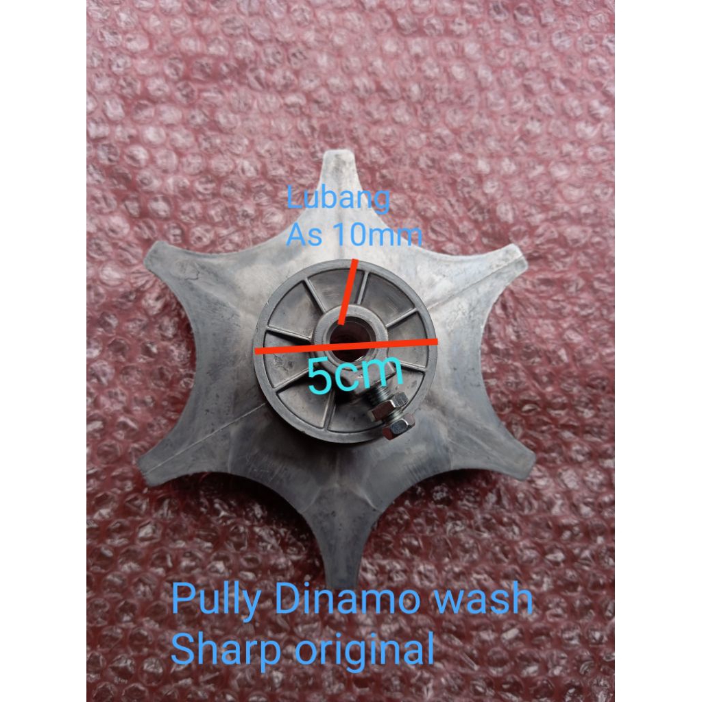 Pully Dinamo Wash Mesin Cuci 2 Tabung sharp original