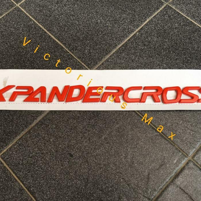 Engine Hood Emblem Xpander Cross/Xpander Merah/Logo Xpander Kap Mesin