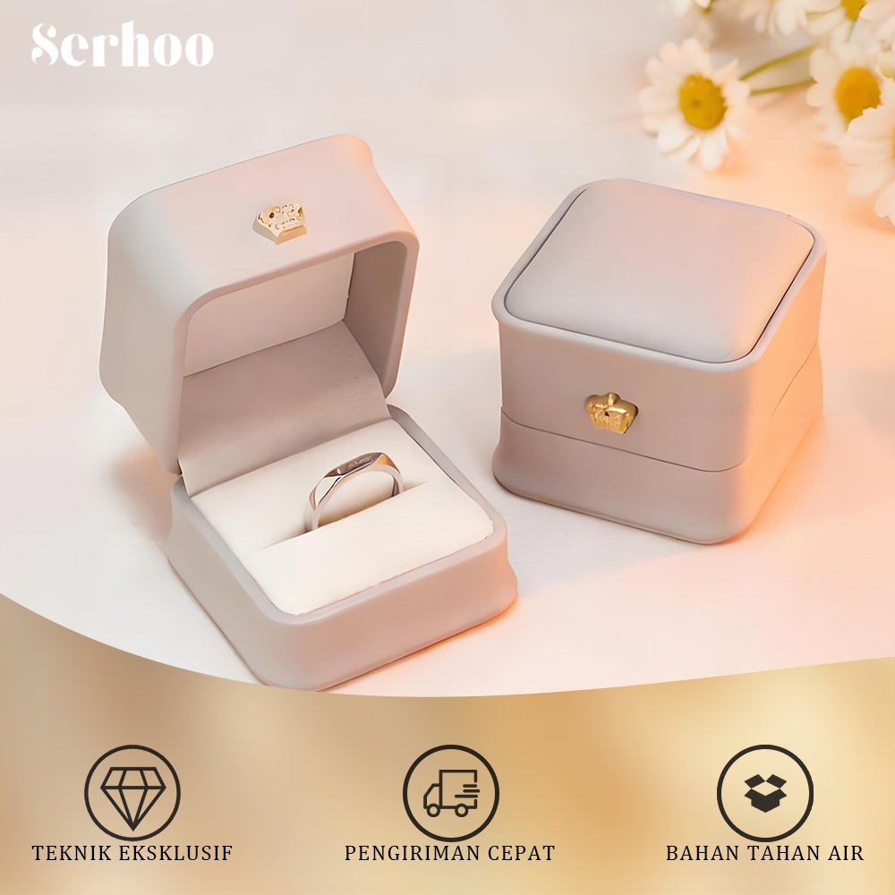 [Muslim Islam] Cincin Couple Pria Wanita Cincin Tunangan Kawin Nikah Cincin Titanium adjustable Anti