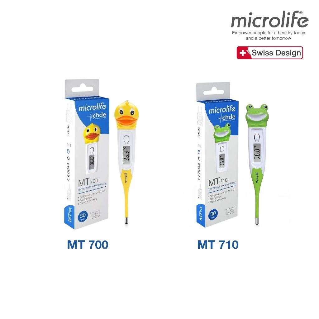 Termometer Digital Anak Suhu Badan Flexible Tip MICROLIFE Karakter
