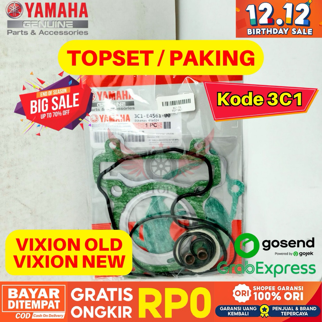 3C1 TOPSET VIXION ORIGINAL YAMAHA, TOPSET VIXION OLD, TOPSET VIXION NEW, TOPSET VIXION ASLI, TOPSET 