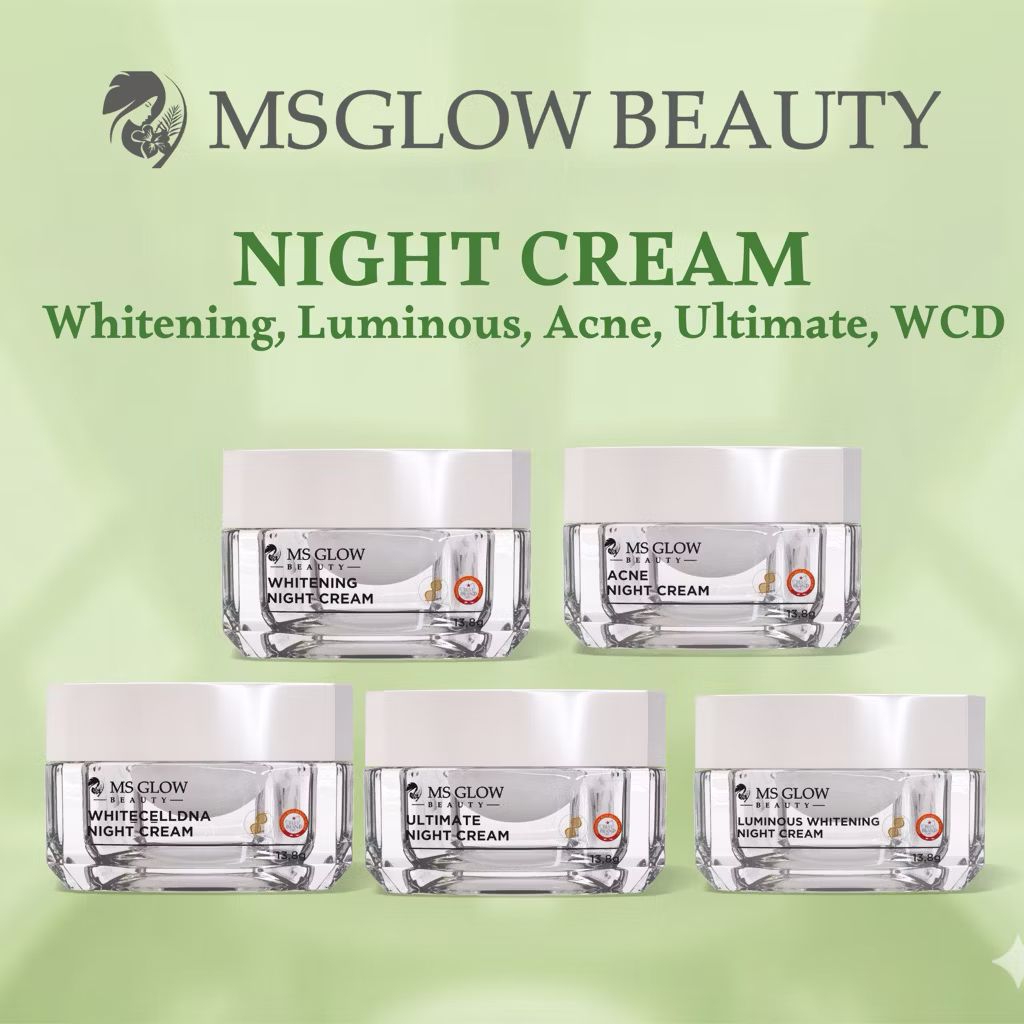 Ecer Krim Siang MS Glow | Pro Whitening Day Cream | SUNGLOW | SUNWHITE Expired Lama ORIGINAL BARCODE