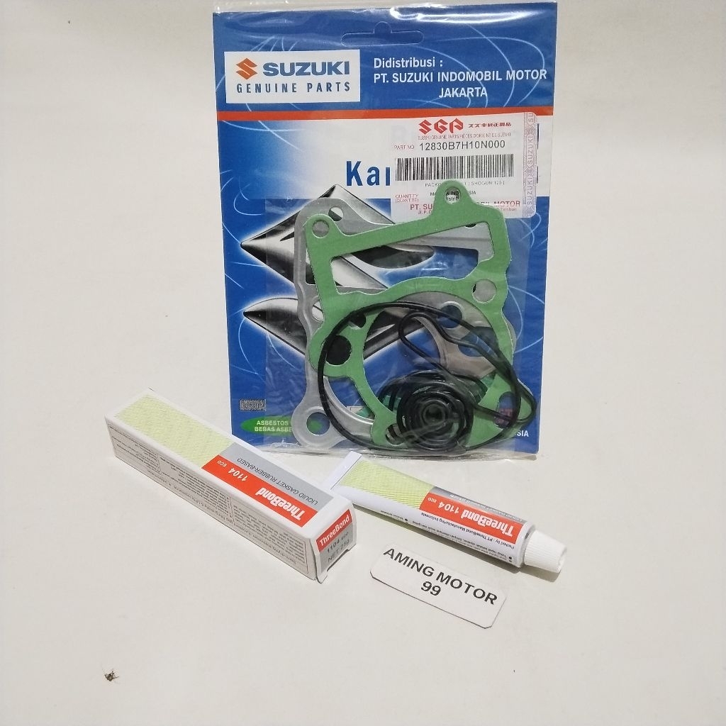 TOP SET/PACKING CRANKES SHAFT + LEM THRIBONE SUZUKI SHOGUN 125 SGP