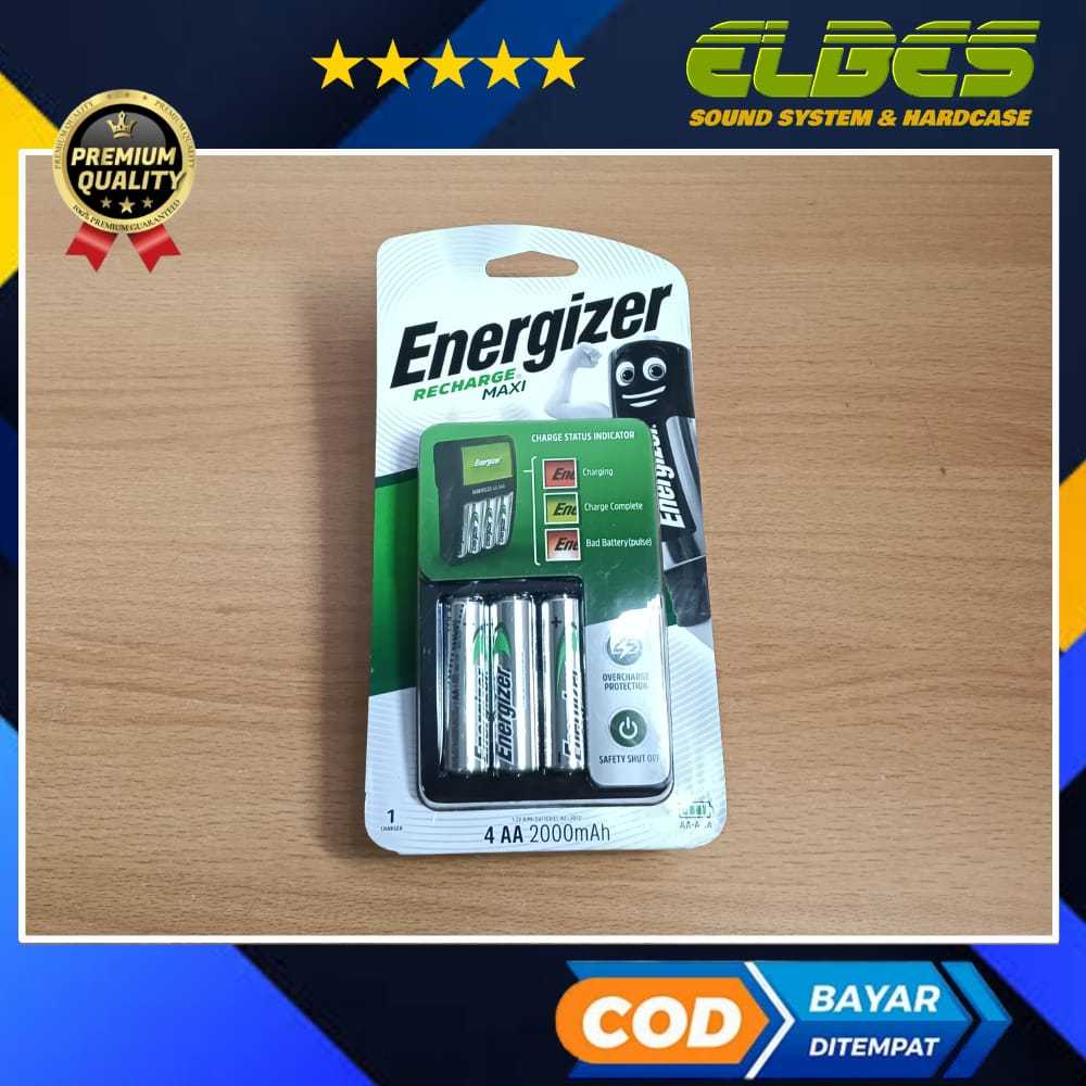 CAS BATERAI ENERGIZER recharge MAXI 4 AA