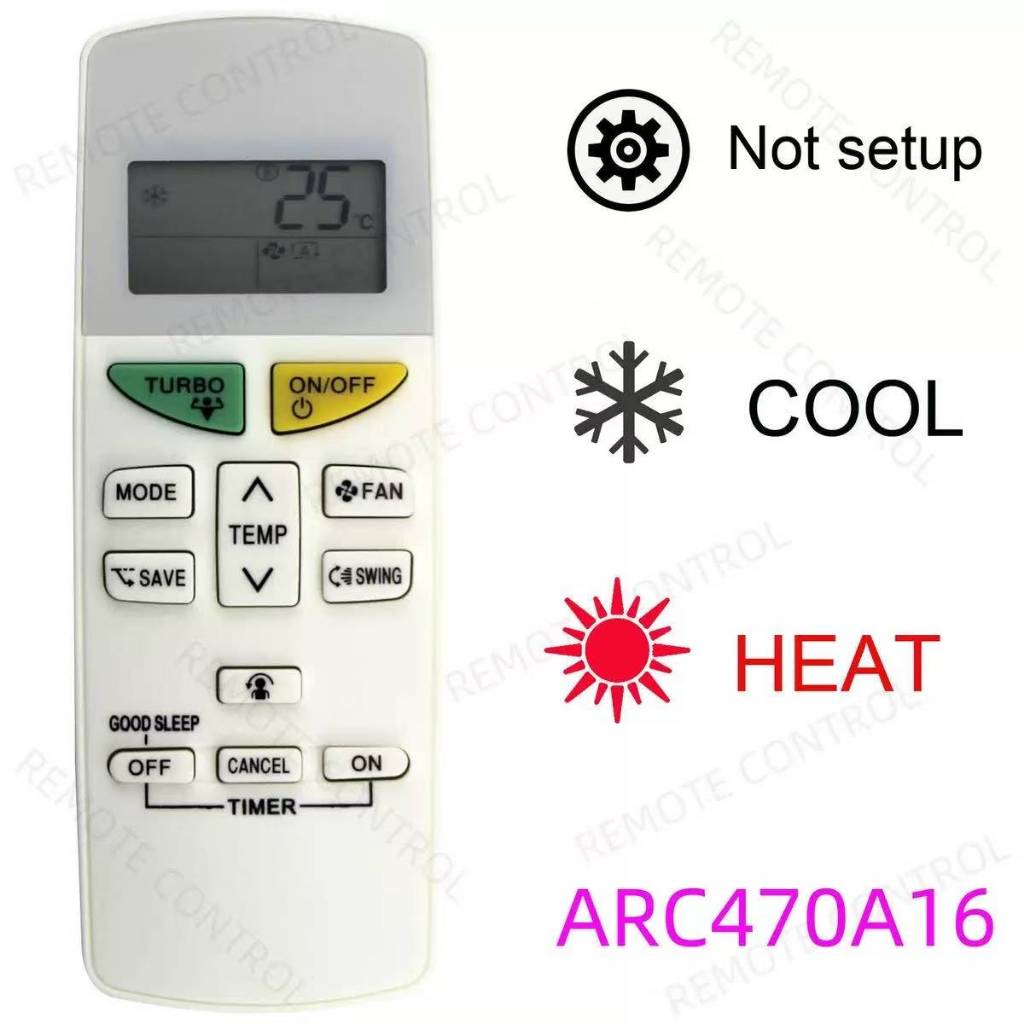 REMOT REMOTE AC DAIKIN ARC  INVERTER