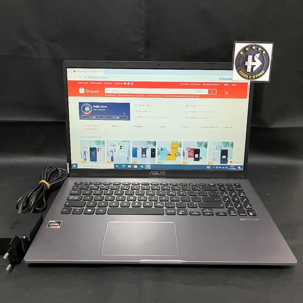 LAPTOP ASUS VIVOBOOK X509DA_M509DA AMD RYZEN 5 3500U 12GB 14INCH SECOND BERGARANSI
