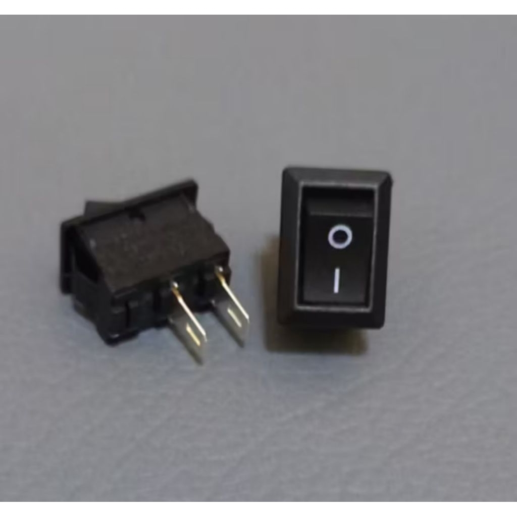 SWITH ON-OFF 2PIN HITAM/SAKLAR ON-OFF 2PIN HITAM