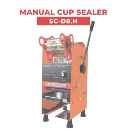 GETRA CUP SEALER SC D8 H MANUAL CUP SEALER UKRAN 22OZ