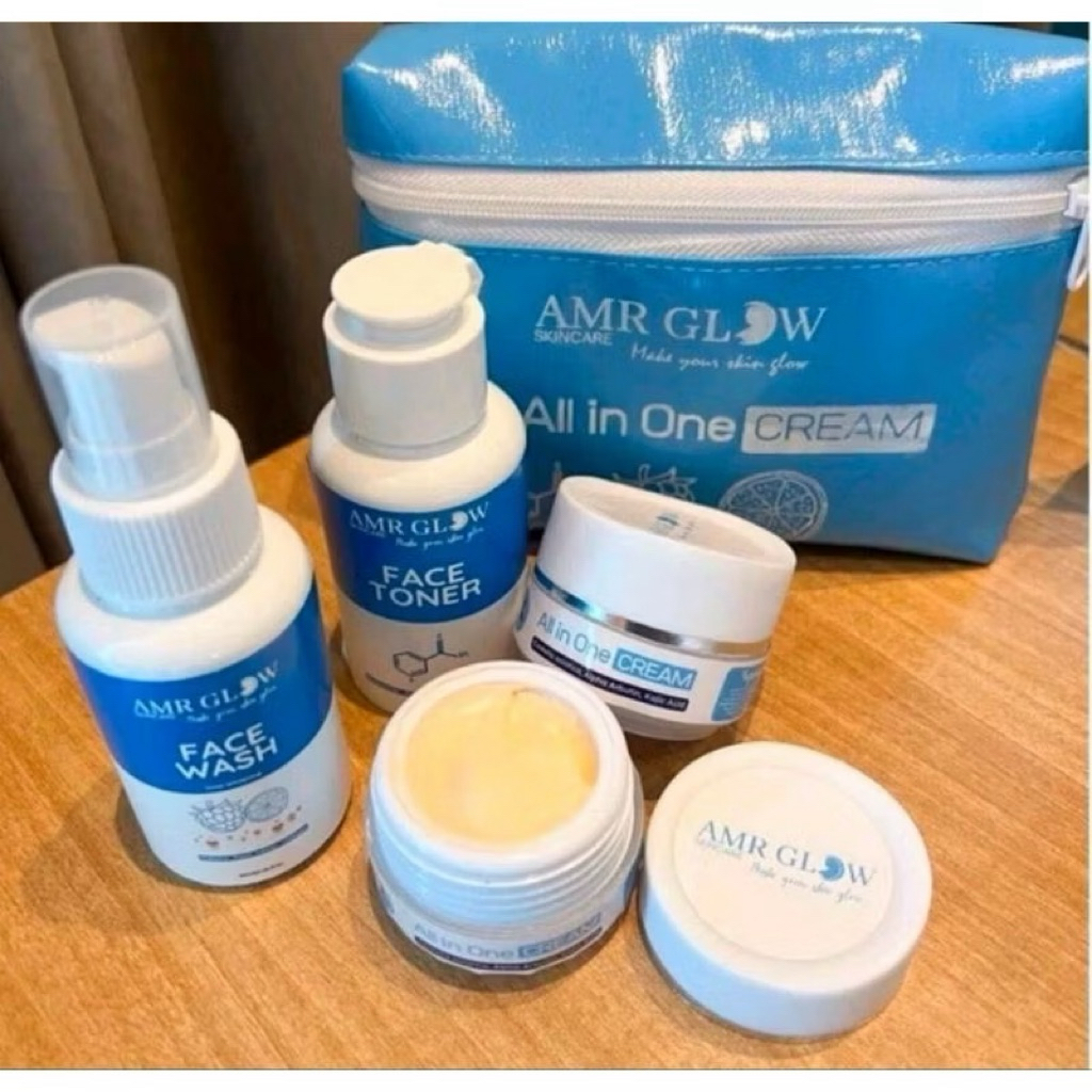 Amr Glow Skincare Bpom All In One Cream