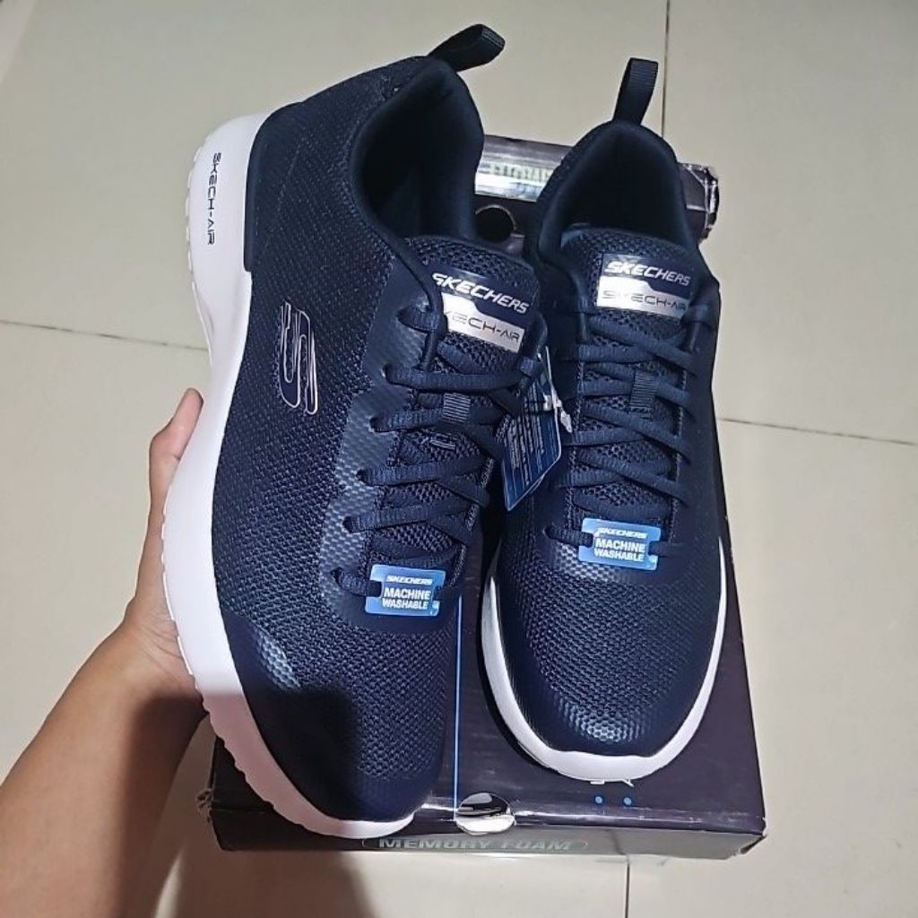 Sepatu Skech Air Winly Navy