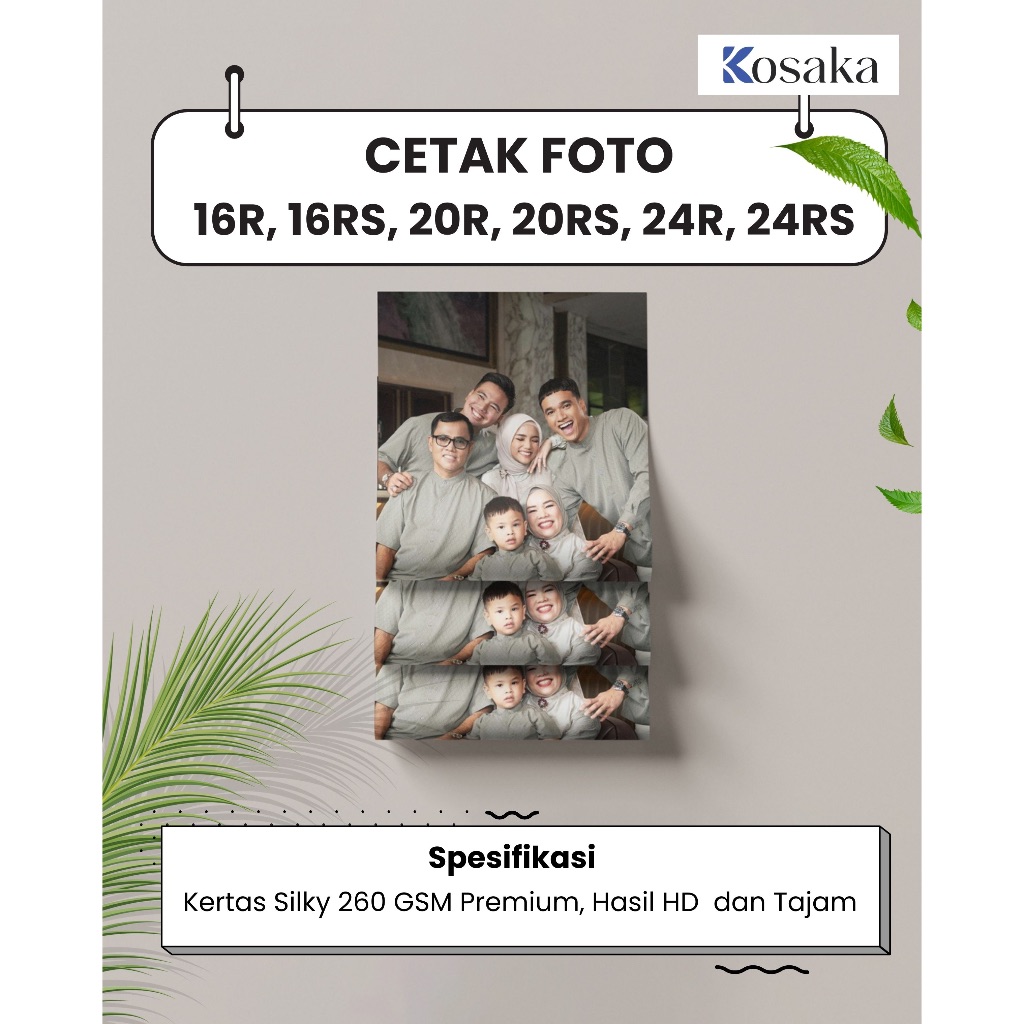 CETAK FOTO JUMBO UKURAN 16R, 16RS, 20R, 20RS, 24R, 24RS | CETAK FOTO BESAR | CETAK FOTO