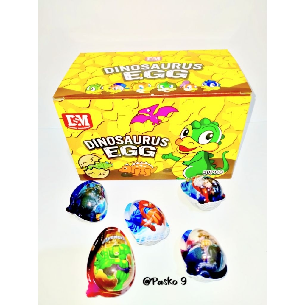 Coklat compoud (telur) dinosaurus egg isi 30pcs