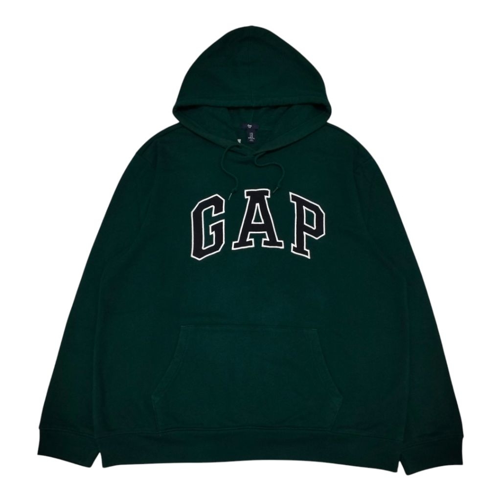 Hoodie GAP Logo Hijau Second Original
